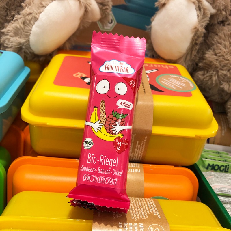 German direct mail Flobe organic raspberry banana oatmeal pulp strips After one year of children's snacks Sugar-free 4*23g