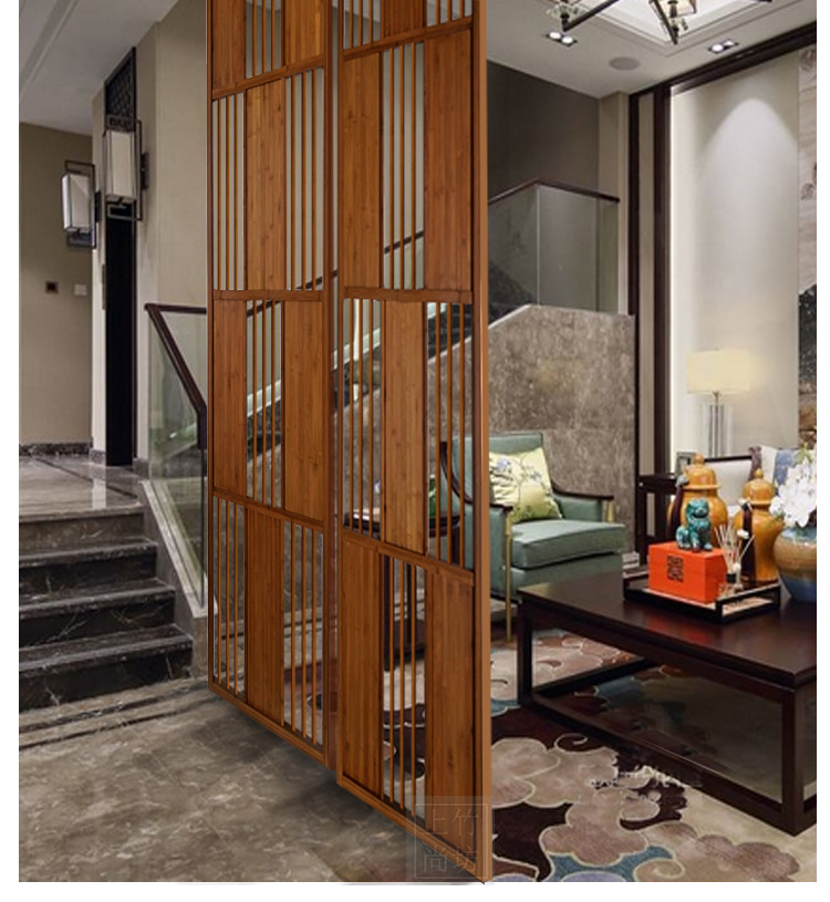 Tùy chỉnh phân vùng màn hình kiểu Trung Quốc mới Tùy chỉnh phân vùng câu lạc bộ khách sạn tùy chỉnh màn hình lưới tản nhiệt bằng gỗ - Màn hình / Cửa sổ vach ngan phong khach va bep