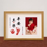 Детский сувенир, детские отпечатки рук и ног, чернильная подушечка, памятная фоторамка для новорожденных, подарок на день рождения