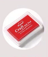 Красная чернильная подушечка