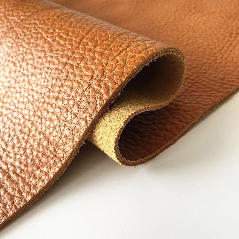 3 5mm thickened cowhide leather diy leather table cushion head layer cowhide mat leather mattress sofa cushion yellow brown