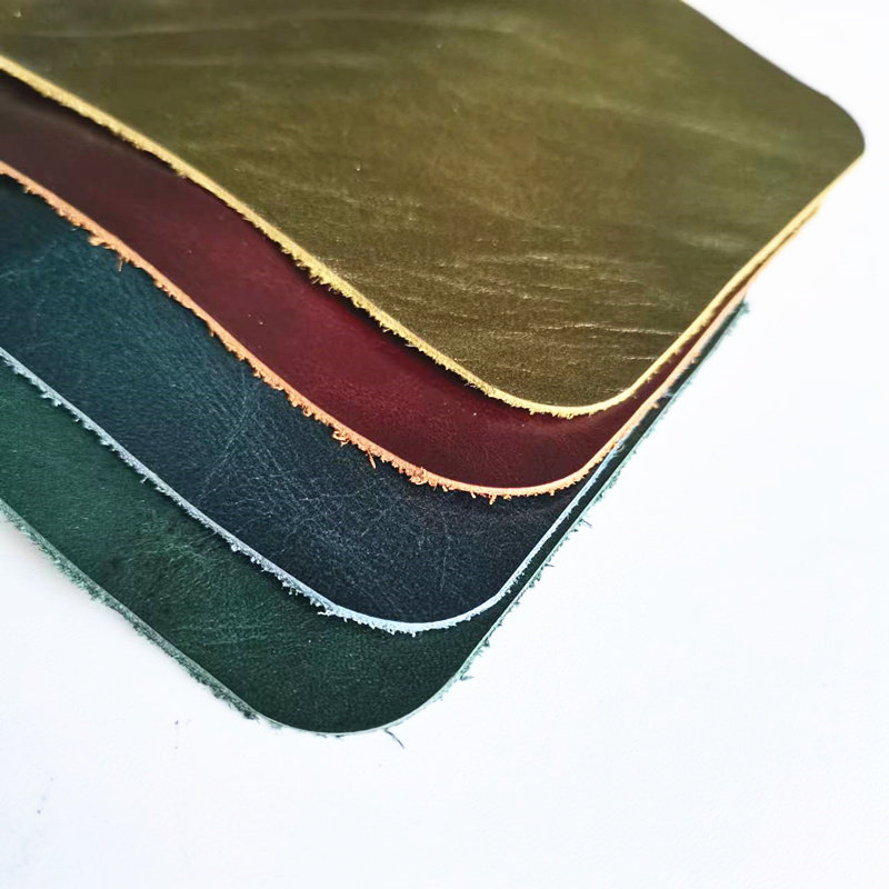 1 1mm thin cowhide leather leather dark green wine red treasure blue oil wax leather sofa leather bedside seat leather retro