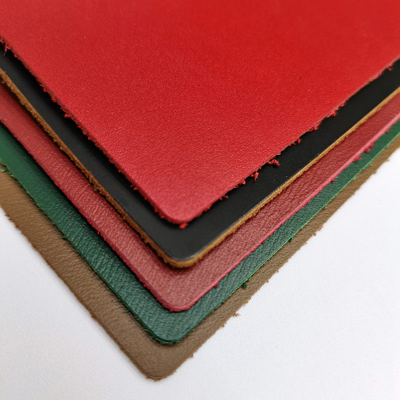 2mm thick top layer cowhide whole piece of cowhide wine red black cowhide handmade diy real leather stiff cowhide leather