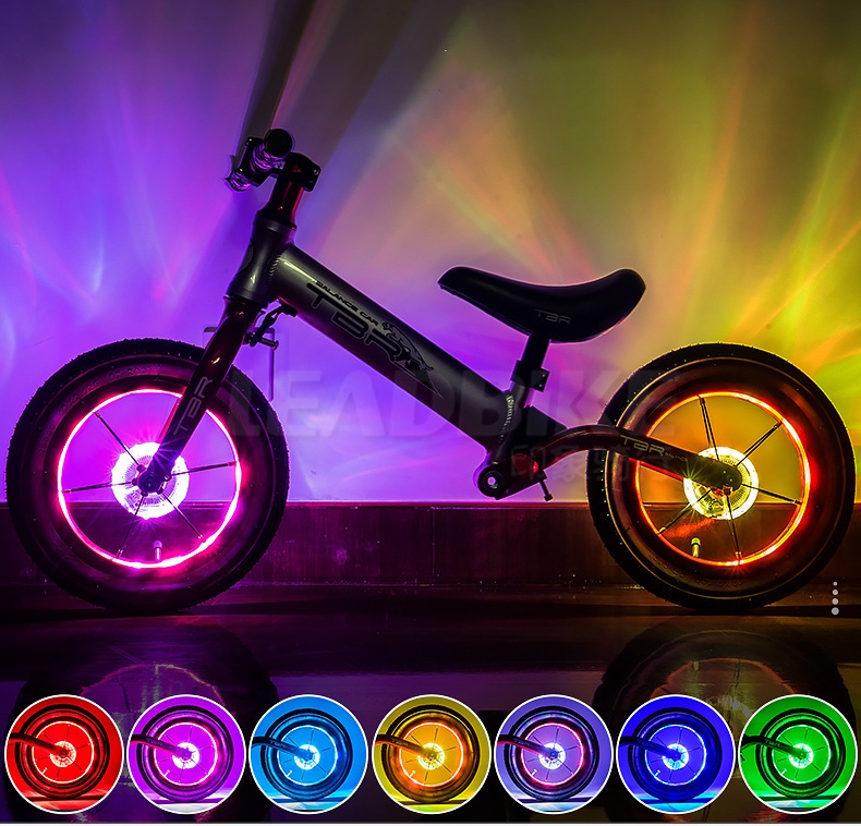 Bicycle Night Riding Wheel Lights, Children's Balance Bike Hub Lights, Fire Wheel Hub Wheels, Colorful Night Lights