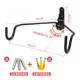 Двойной черный крюк (вращение) (винт из нержавеющей стали) (подшипник 75 кг)