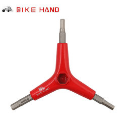 bikehand 세 갈래 육각 도구 산악 도로 자전거 수리 도구 YC-356Y