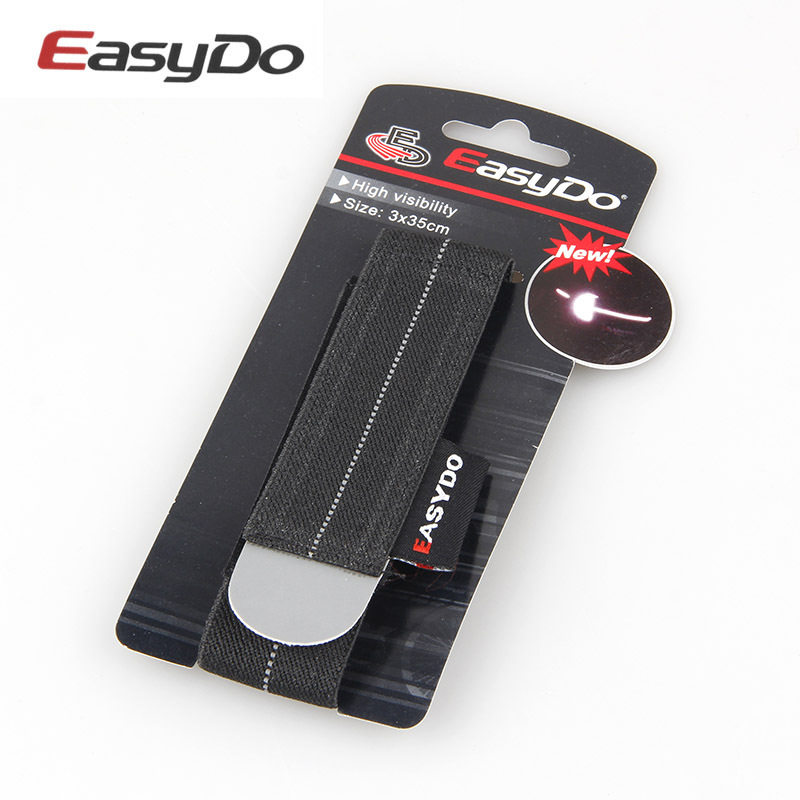 EasyDo Bicycle foot strap Mountain bike road bike folding dead fly riding harness Pants strap strap reflective film