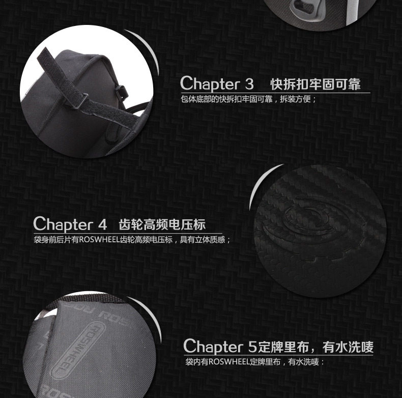 Sacoche pour vélo ROSWHEEL - Ref 2232784 Image 20