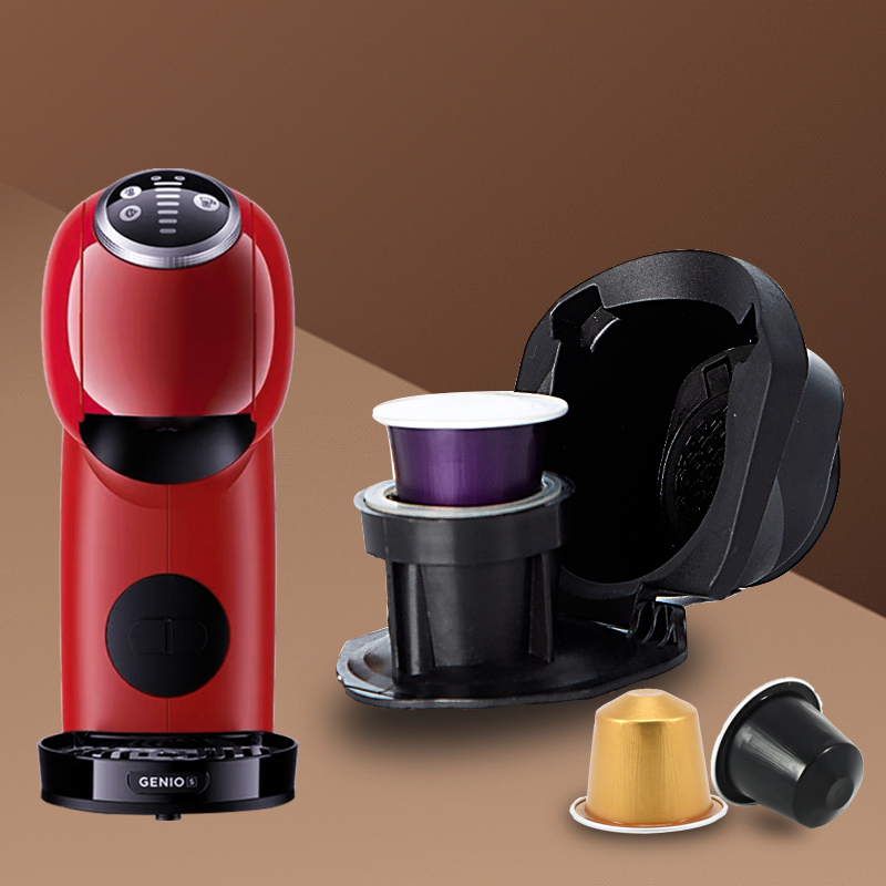 Compatible with Dolce Gusto Little Star Little Elf Nespresso Capsule Adapter Converter Holder [New Model]