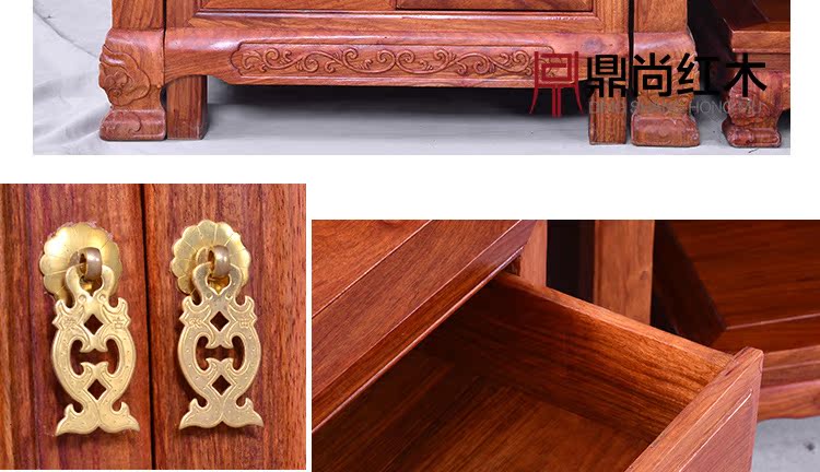 Gỗ gụ nội thất Trung Quốc điều hành bàn ông chủ bàn gỗ rắn gỗ hồng mộc nhím