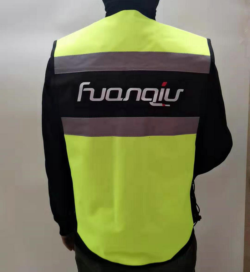 2019 xe máy mới đua xe máy thiết bị an toàn túi khí quần áo cưỡi vest trở lại túi khí phản quang vest - Xe máy Rider thiết bị găng tay chạy xe