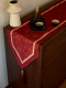 New Year Wedding Table Runner 2026 New Luxury High-End Spring Festival Tablecloth Long Red Bed Runner Chinese Coffee Table Mat