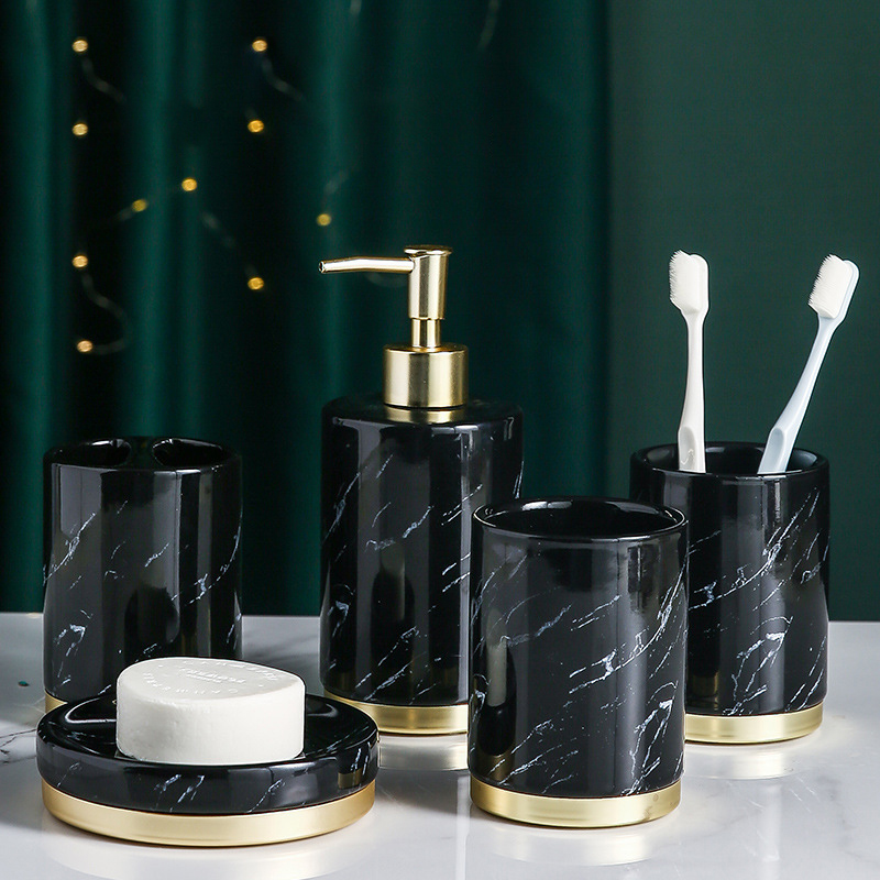 Light luxury ceramic bathroom toiletrieshousedsroom furnishesToilet toothbrush cup toothbrush toothbrush toothbrush toothbrush toothbrush toothbrush toothbrush toothbrush