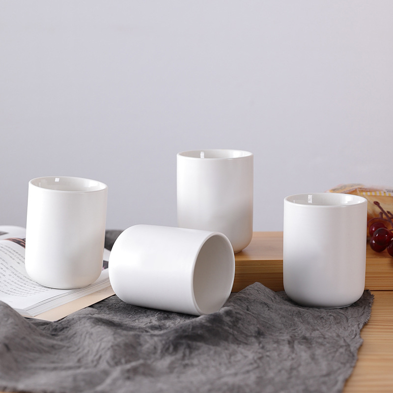Nordic simple mouthwash cup in ceramic household creative brush cup couples bathroom toilet cup package tooth cup
