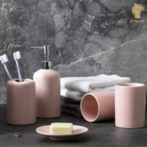Minimalbathrooms Bathroom Toiletries Suit Home Hotel Gargle Cup Lovers Toothbrush Cups Tooth vat Toothbrush Rack Pendulum