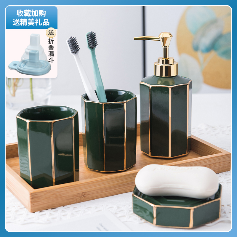 Toilet cup Nordic toothbrush cup married couple pair of toothbrush cup ceramic washing suit superior brush tooth cup