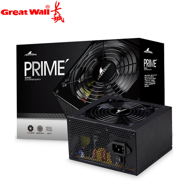 Great Wall P4P5P6P7 desktop computer host mute rated 450W550W 650W750W white power supply
