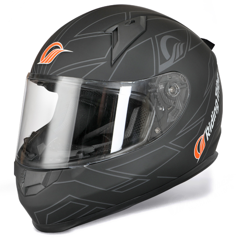 Riding Tribal Locomotive Safety Helmet male and female Full helmet Winter Anti-fog Personality Safety Helmet Fiberglass Locomotive Armor