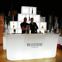 Bar luminous bar table commercial activity water bar combination cocktail mixing table outdoor mobile luminous bar