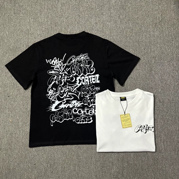 Футболка Corteiz Demon Island Bomb Waste Poster Drill Street Tide Sniper Blocks Loose Men and Women Short-sleeved T-shirts