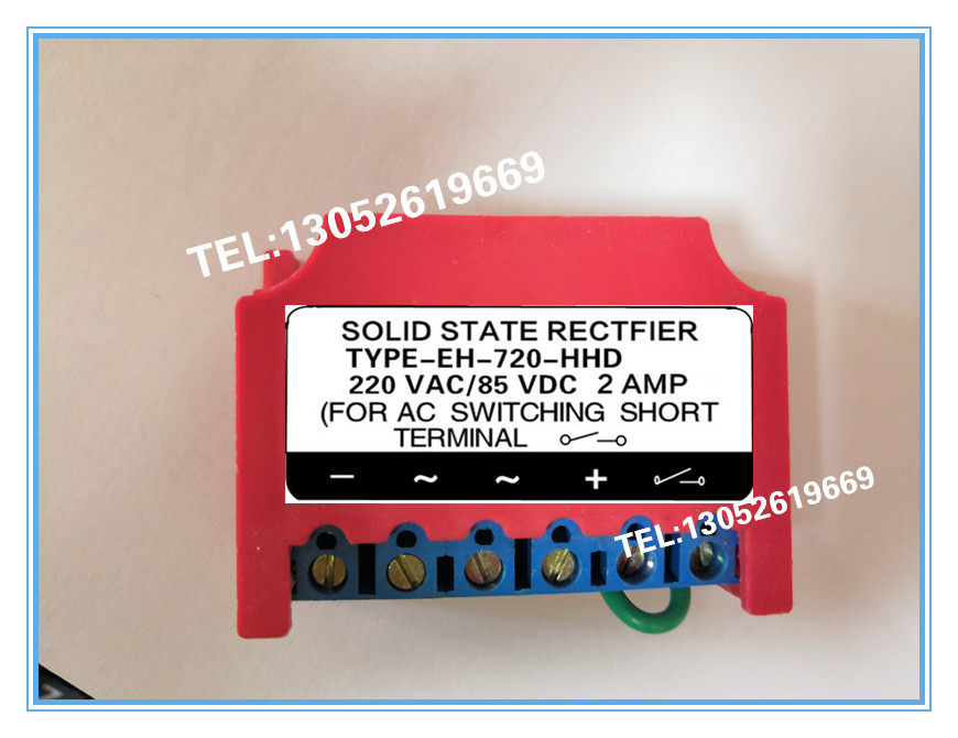 TYPE EH-720-HHD 220VAC 85VDC 2A 85VDC motor brake brake rectifier