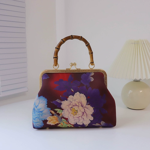 Этническое ципао, маленькая сумка клатч, сумка через плечо, этнический стиль