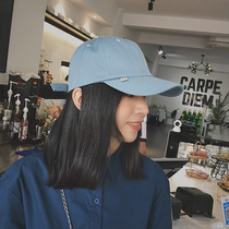 Cai Xiaofat Xiaochai Smiling Face Baseball Cap Woman Spring Summer Petty Crowd-card Expats with a small cap Hard top Duck Tongue Hats Korean version