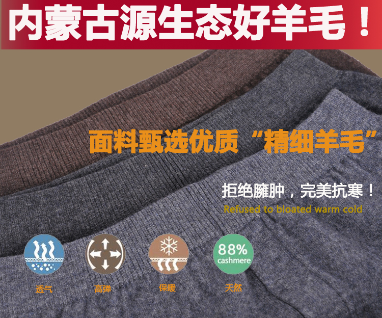 Pantalon collant Moyen-âge luxueux en laine - Ref 750055 Image 9