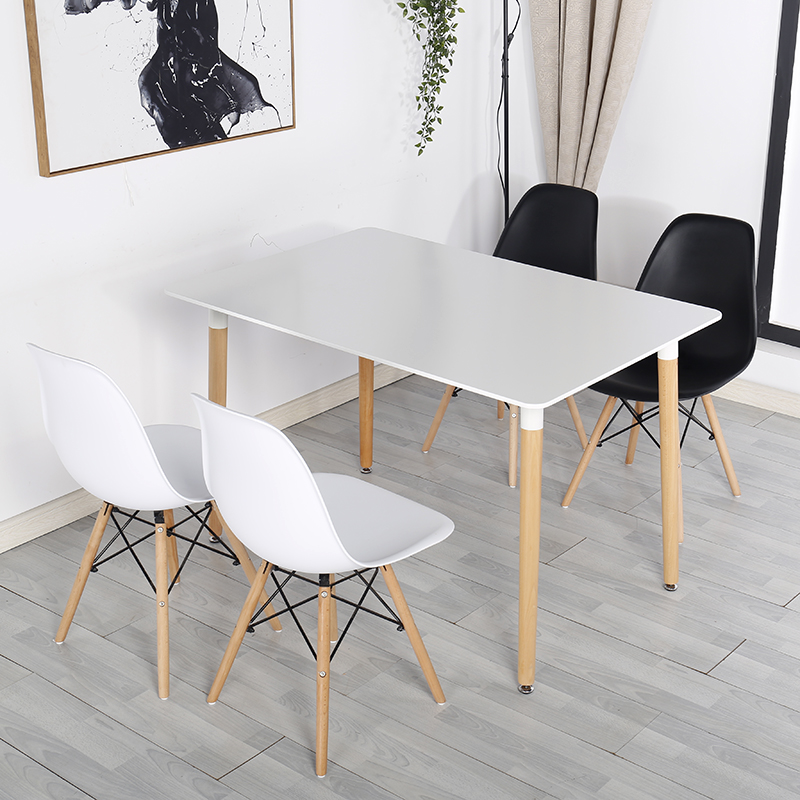 Usd 122 00 Nordic Eames Table Square Small Apartment Simple Nordic Eames Table Square Small Apartment Simple Modern White Solid Wood Leisure Negotiate