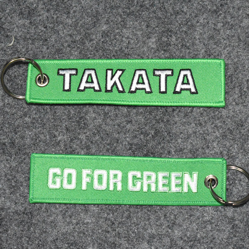 Jdm Modified Car Double-Sided Embroider Takata Keychain Pendant Lanyard Accessories Luggage Bag Label Note Jdm Modified Car Double-Sided Embroider Takata Keychain Pendant Lanyard Accessories Luggage Bag Label Note