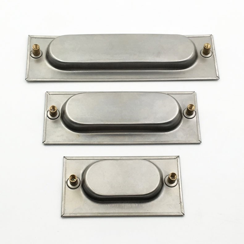 Durable door kitchen sliding door Door and window installation light and dark handle Kitchenware stainless steel handle cabinet door quality accessories Drilling dark