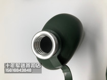 Large capacity 1L flat kettle back inclined satchel with portable kettle thickened outdoor climbing aluminium kettle