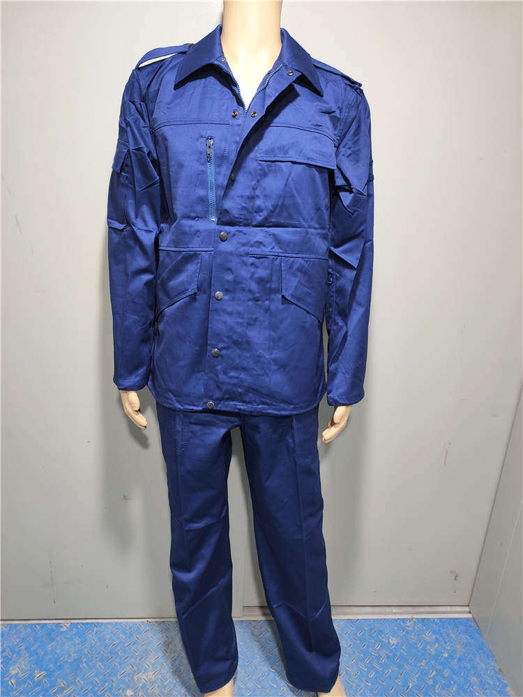 87 old sea combat training to serve sea blue with fart pocket polyester-card combat training clothes Old 87 Haiwinter combat training clothes