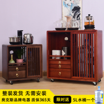 Tea cabinet Puer tea storage cabinet Multi-layer drawer type tea cake storage box Solid wood tea box Household small tea table tea cabinet