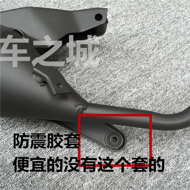 Gốc Yamaha Scooter LYM Fuxi 100 ống xả ZY Qiao Ge Li Ying Ling Ying câm silencer