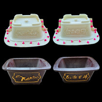 Flower pot mold new bottom grouting homemade rectangular plastic model of European pot plastic model