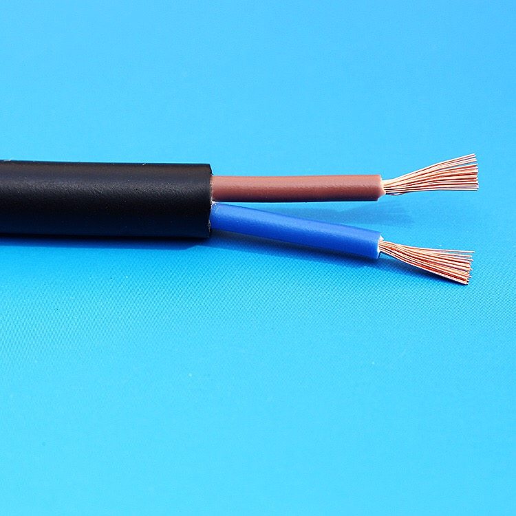RVV2 core pure copper cable 0 3 0 5 0 75 1 0 1 5 2 5 square sheathed wire power cord