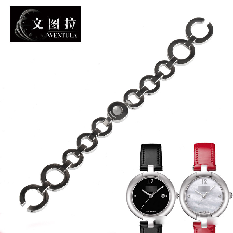 Ventura Steel Strap Fits Tissot 1853 T084 Pastel T084 210 Steel Strip Steel Linked List with Watch Chain