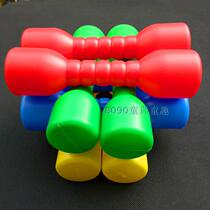 Kindergarten Dance Gymnastics Rehearsal Special Dumbbells Plastic Audiodumbbells For Morning Exercises With Fitness Toys Small Dumbbells