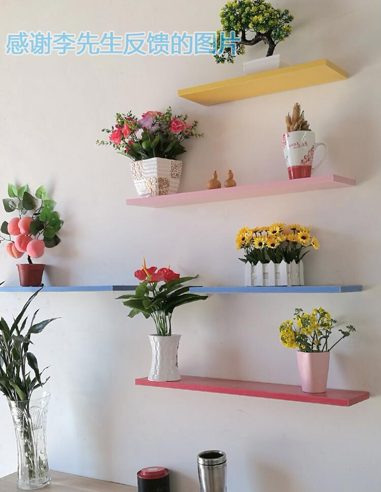 Tùy chỉnh vách ngăn kệ kệ từ kệ phòng khách set-top hộp treo tường kệ sách tủ quần áo gỗ ván kệ - Kệ kệ sách giá rẻ