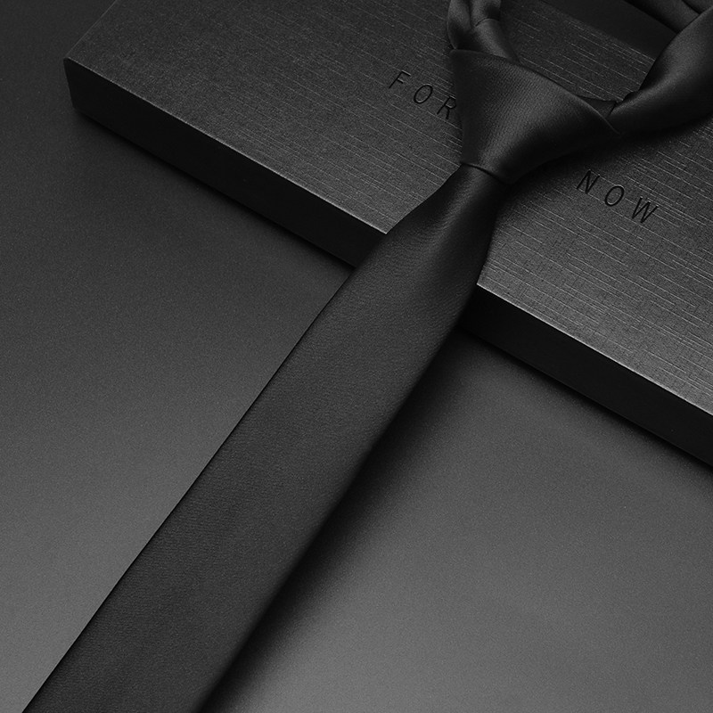 Han edition narrow black tie male dress business shirt men free casual hands to hit students and girls