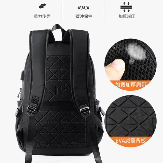 Trendy backpack ຜູ້ຊາຍບາດເຈັບແລະກັນນ້ໍາຖົງເດີນທາງຄອມພິວເຕີຖົງ backpack ໂຮງຮຽນວິທະຍາໄລນັກສຶກສາຖົງຜູ້ຊາຍແບບໃຫມ່