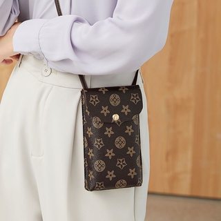 手机包女款竖款斜挎手机包百搭复古迷你小挎包女轻便手机包女包