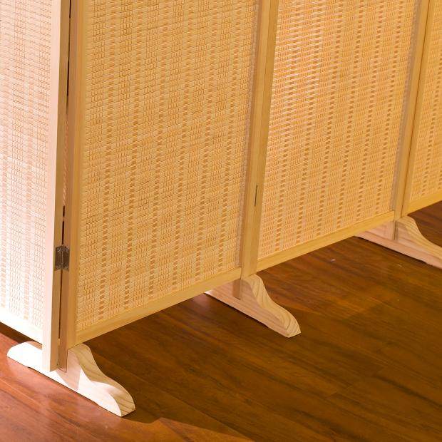 Solid Wood Screen Base Partition Folding Screen Day Style Genguan Bracket