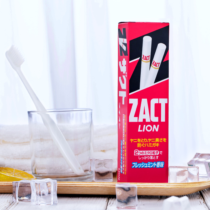 Japanese Lion King Zact stains remove smoke tea stains toothpaste brightly white toothpaste 150g