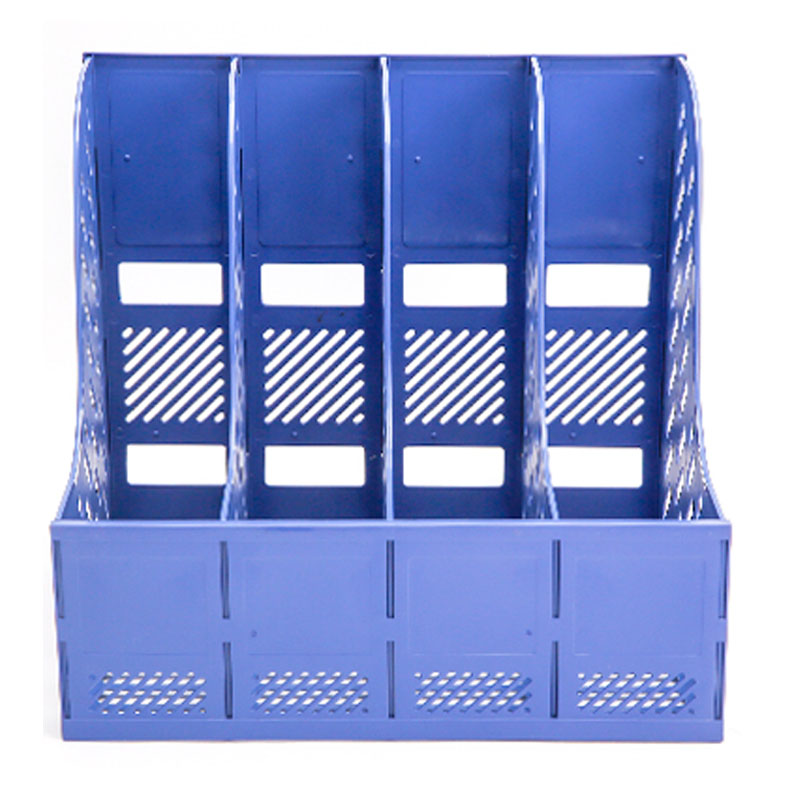 Dewang stationery desktop simple storage box file basket Plastic thickened office supplies simple data rack 