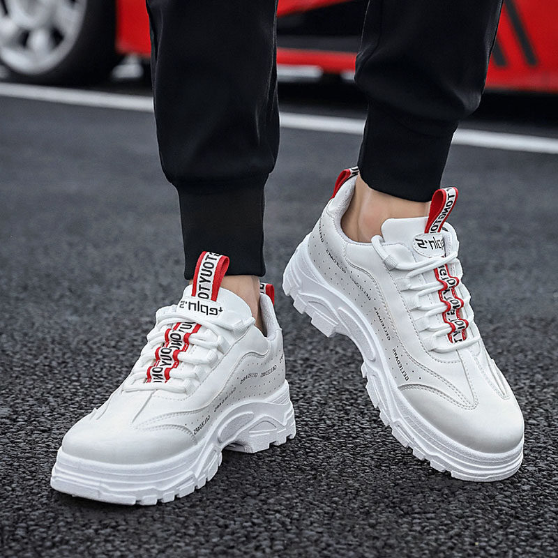 Hong Kong trendy brand small white shoes men's 2023 new Korean version trendy all-match casual shoes fashion sports daddy shoes