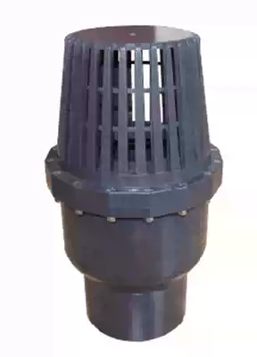 National standard UPVC flip plate bottom valve acid and alkali resistant plastic bottom valve suction valve water pump valve well bottom valve
