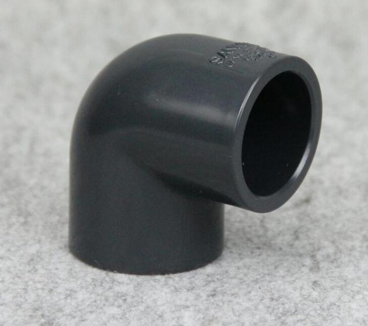 National standard Taiwan Sanli PVC elbow UPVC plastic water supply pipe fittings right angle elbow 90 degree elbow