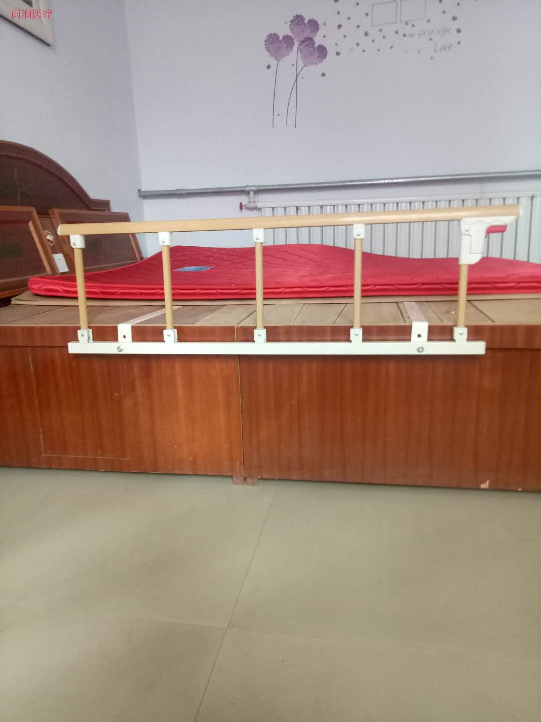 Children's foldable bed guardrail baby guardrail elderly get up armrest adjustable baffle household anti-fall railing
